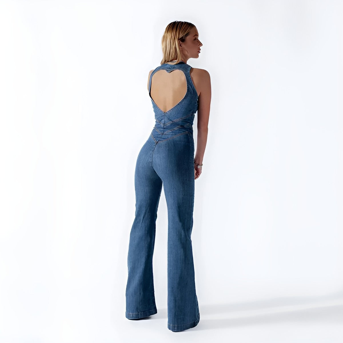 Julie™ | Denim Buksedragt