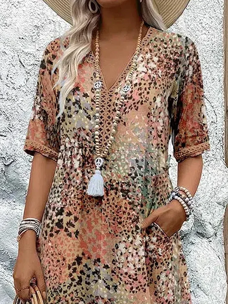 Alma™ | Farverig kjole