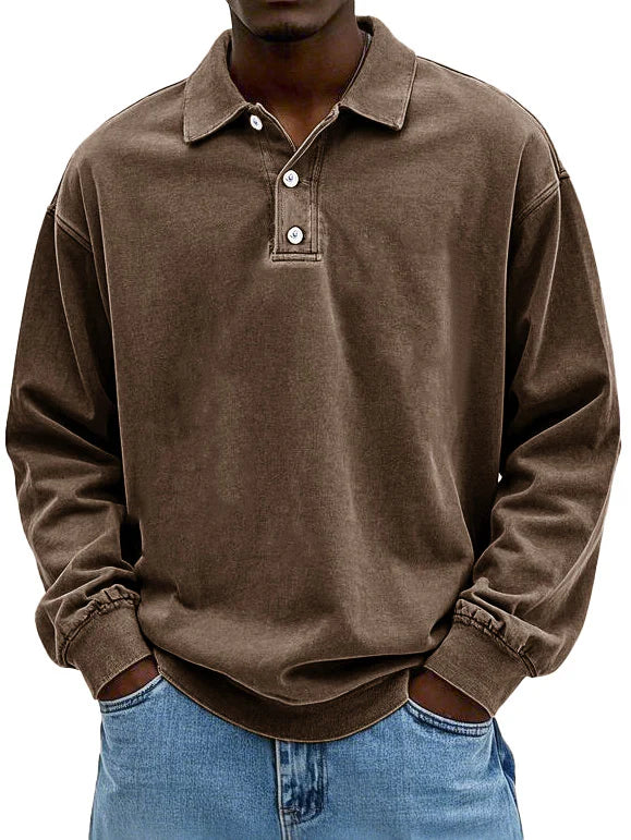 Jean™ | Stilfuld Langærmet Polo Shirt