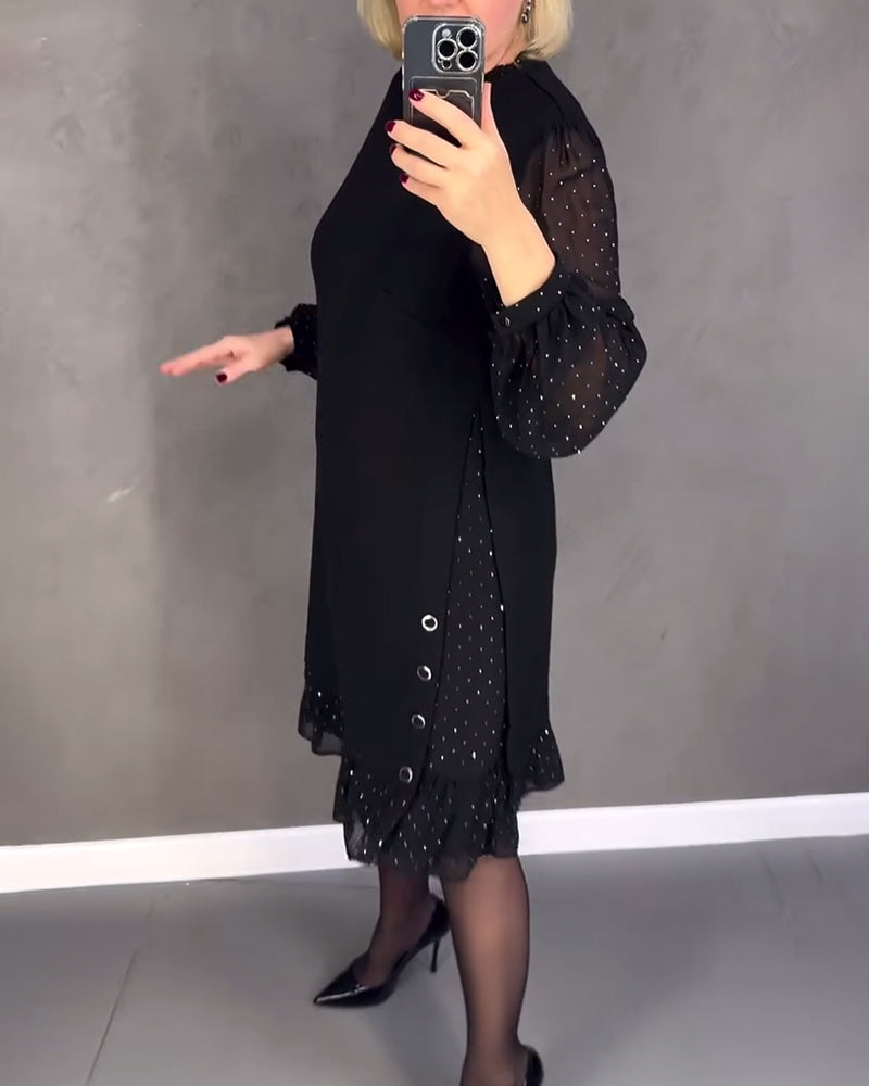 Amara | Elegant Polka Dot Dress