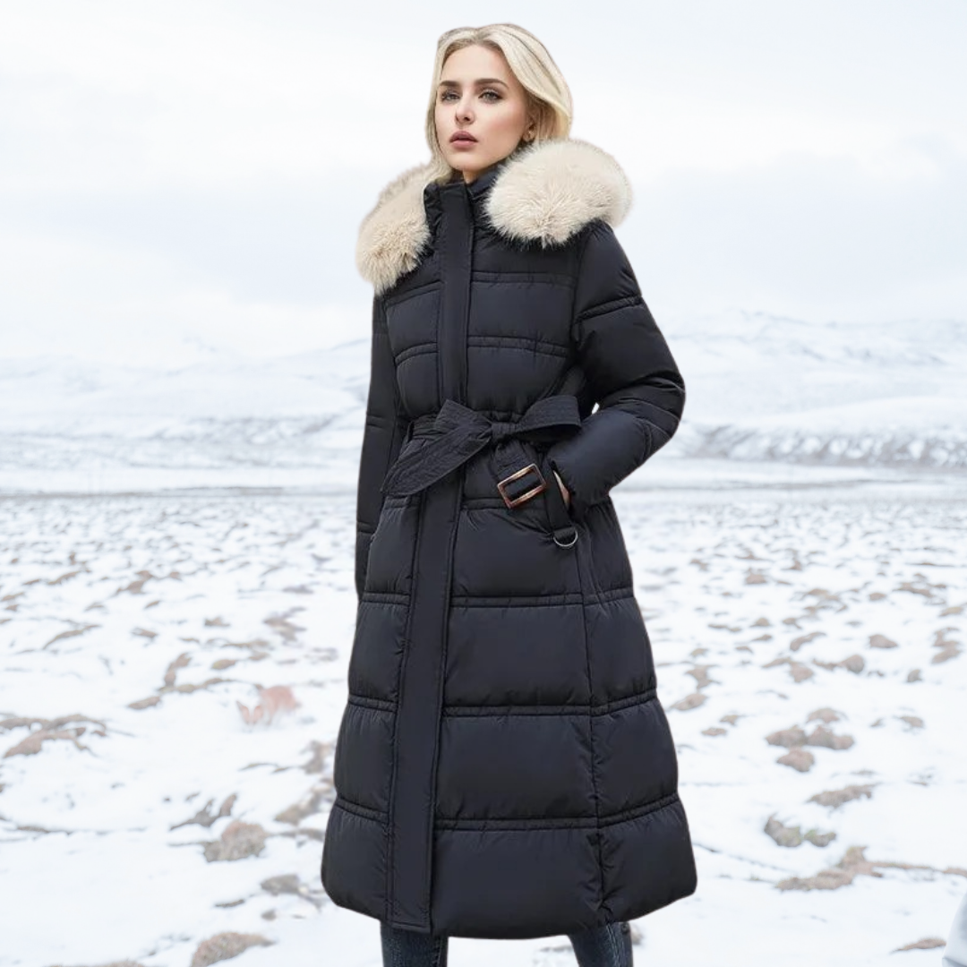 Amara | Winter Parka With Fur Hood