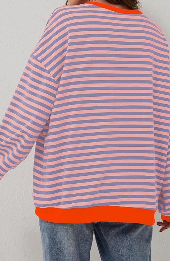 Amara | STRIPED OVERSIZED SWEATER