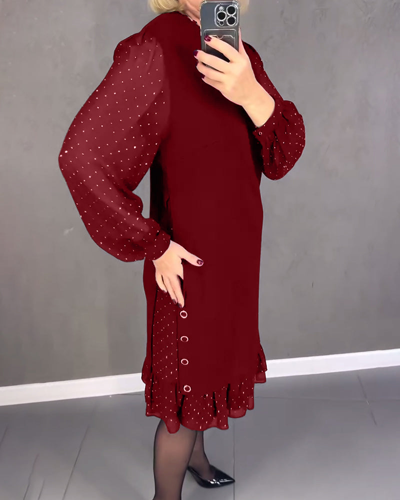 Amara | Elegant Polka Dot Dress