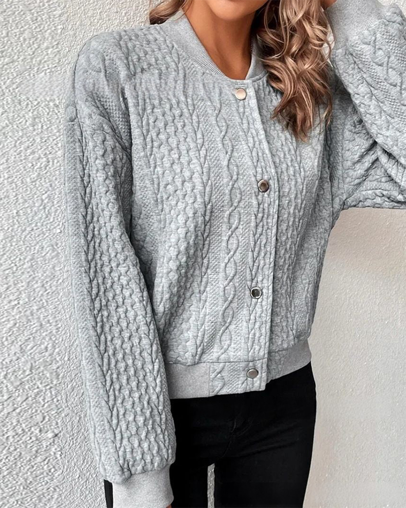 Amara | Beautiful Knitted Short Cardigan – With handmade details