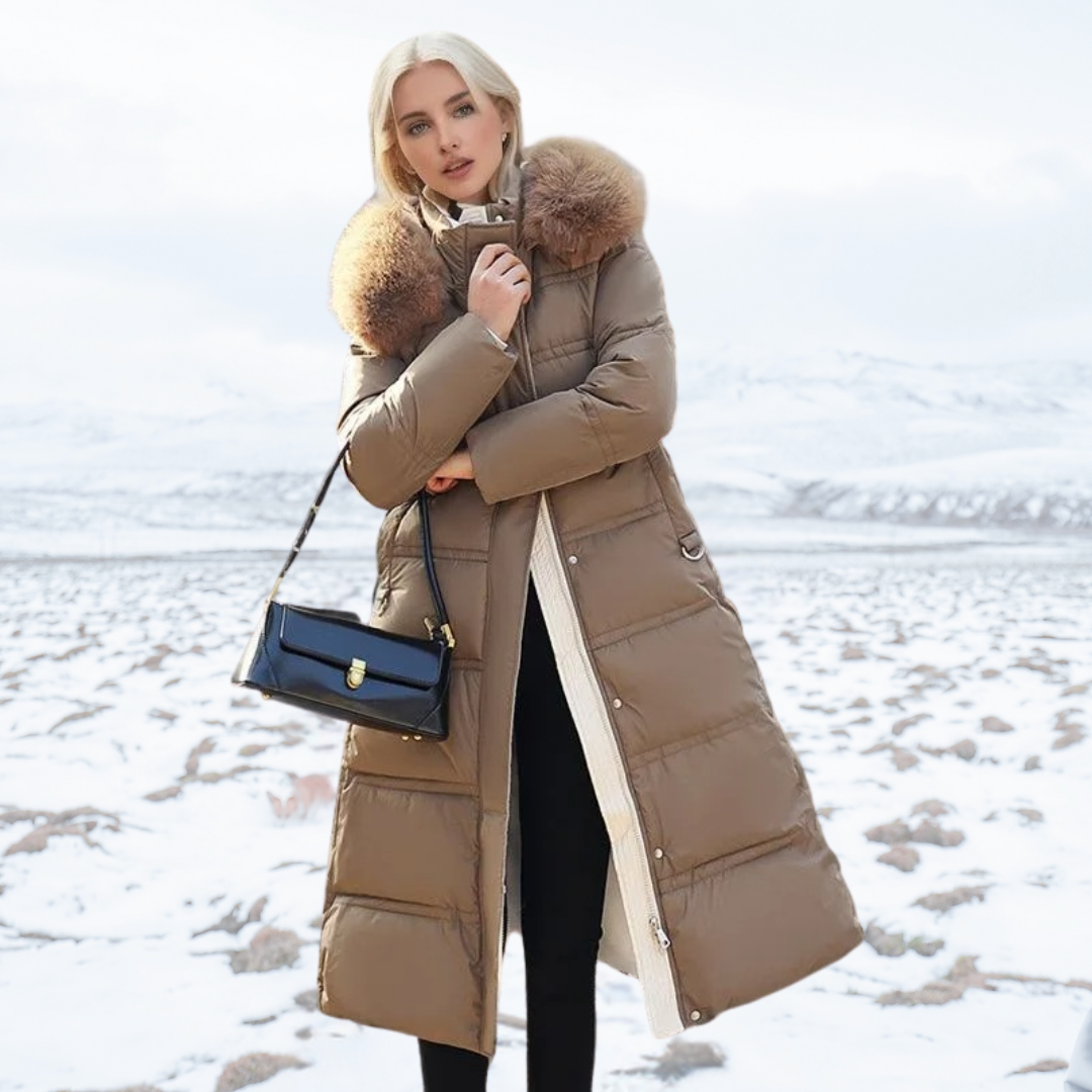 Amara | Winter Parka With Fur Hood