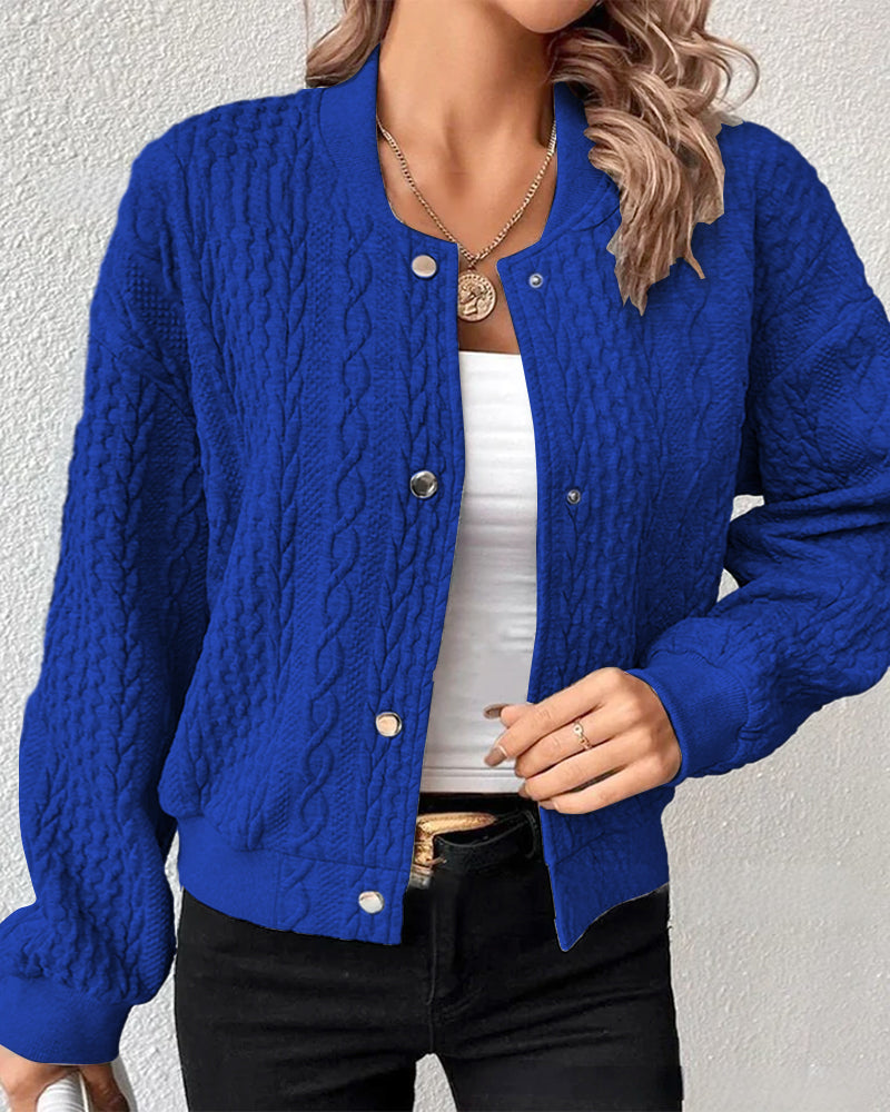 Amara | Beautiful Knitted Short Cardigan – With handmade details