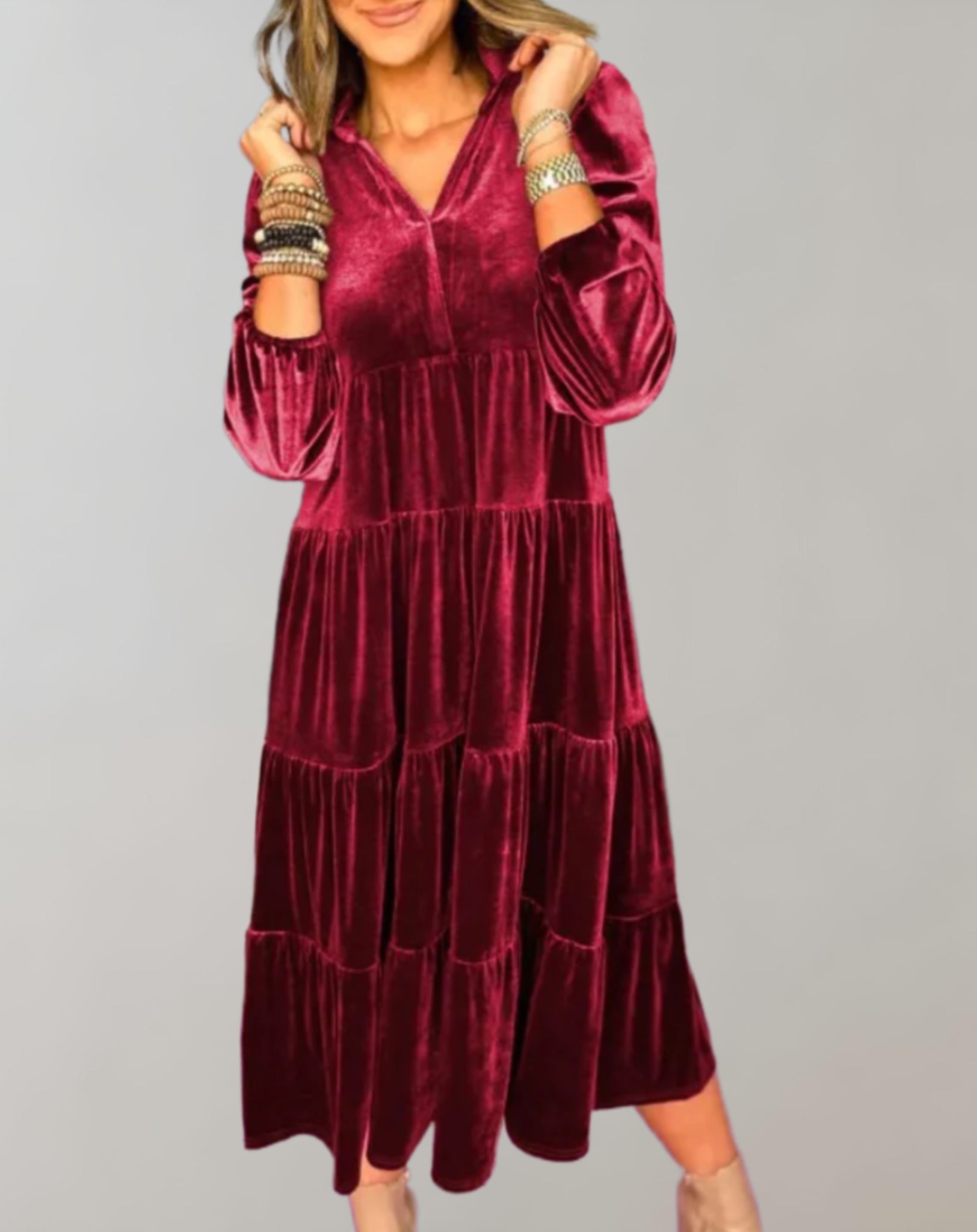 Amara | Velvet Luxe Dress