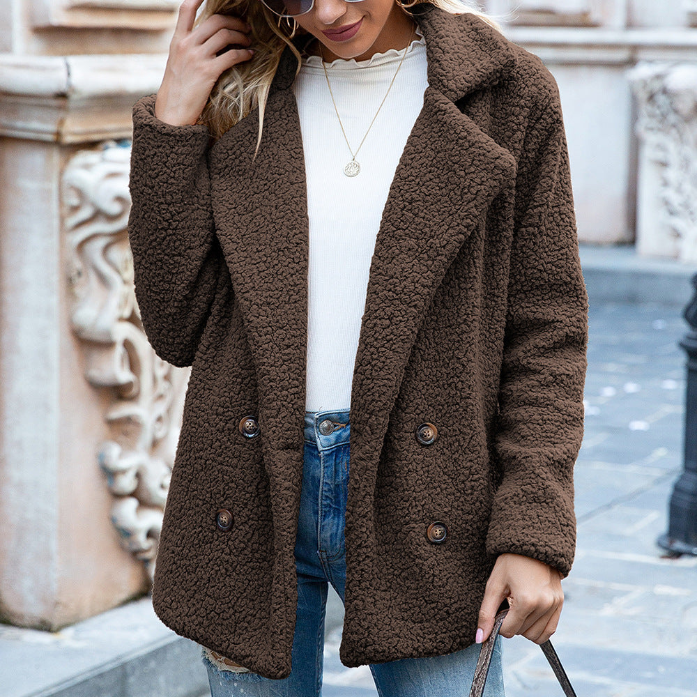 Amara | Soft Teddy Coat