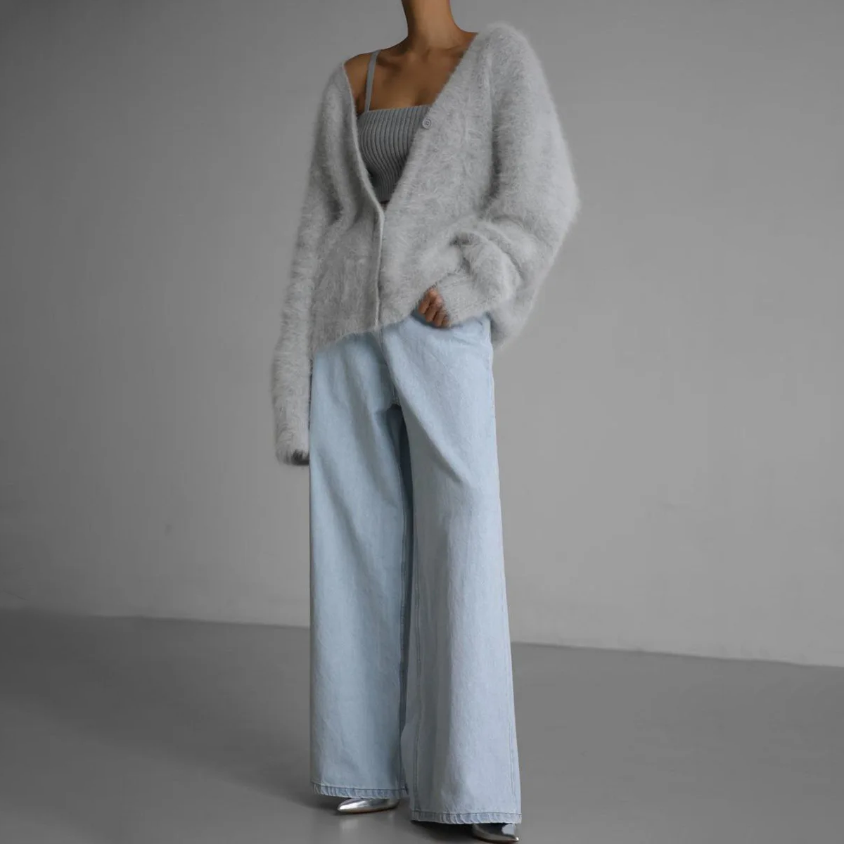 Amara | SOLID KNITTED CARDIGAN