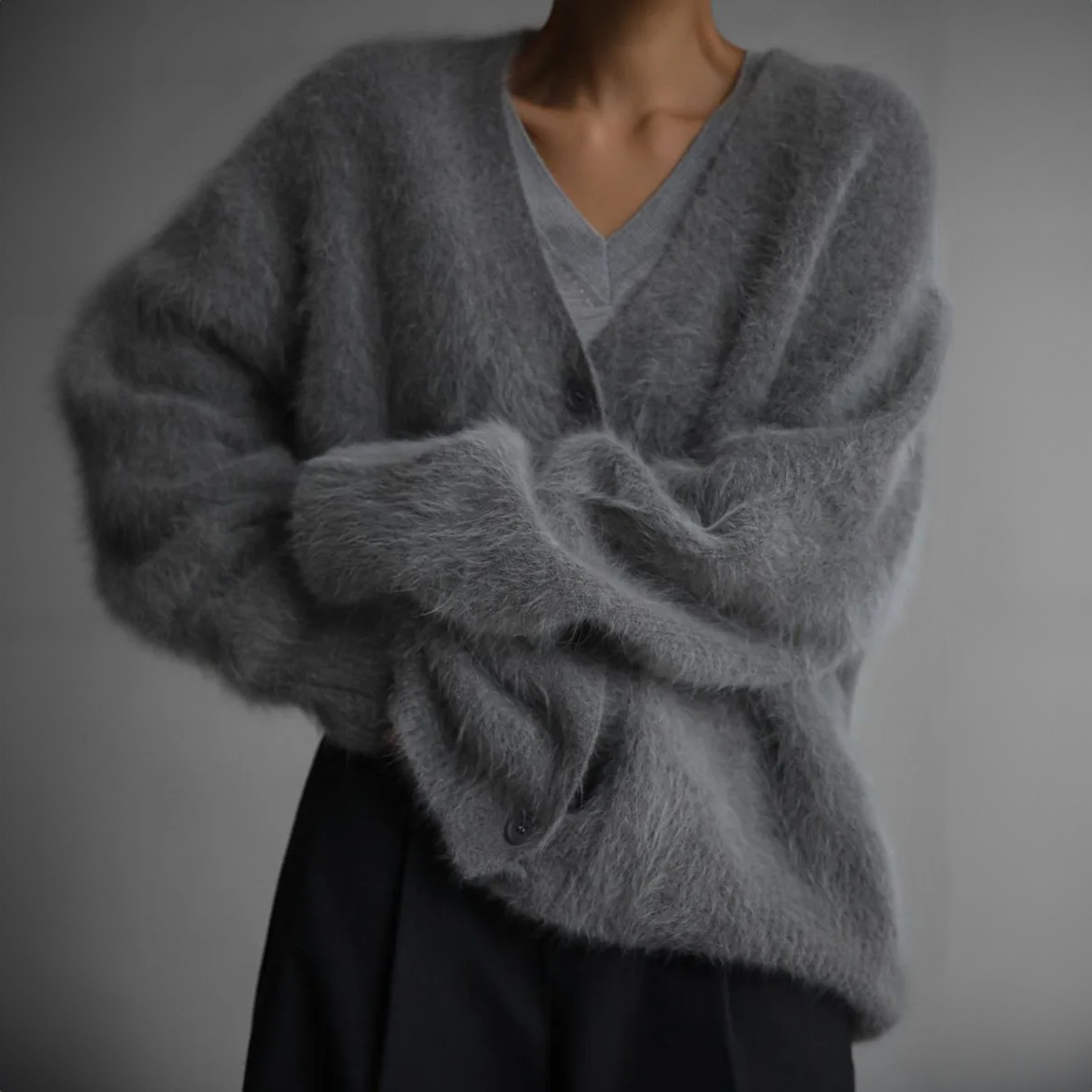 Amara | SOLID KNITTED CARDIGAN