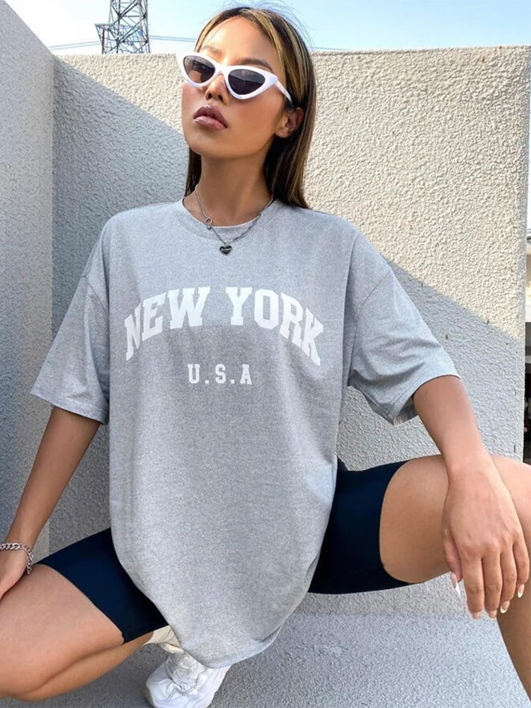 Alyssa™ | Fed NY Print T-shirts