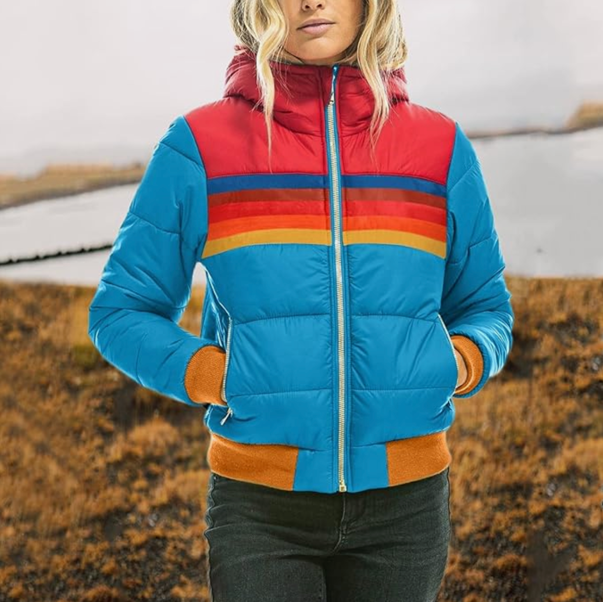 Amara | Retro Hooded Jacket