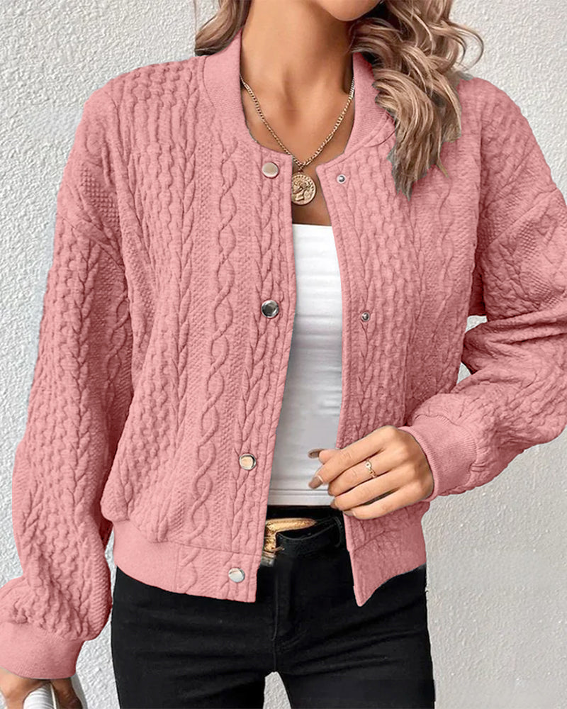 Amara | Beautiful Knitted Short Cardigan – With handmade details