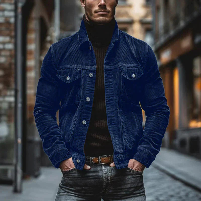 Nicolai™ | Stilfuld Retro Kordjakke
